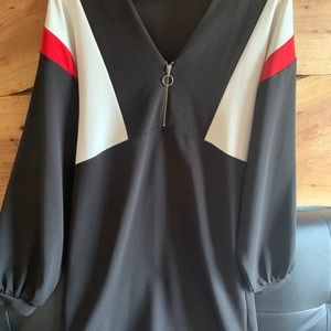 Zara long-sleeve dress
